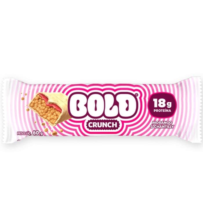 Bold Crunch Morango e Chantilly 60g