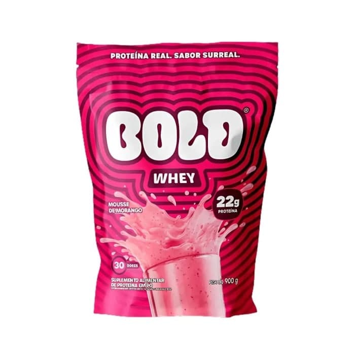 Bold Whey Mousse Morango 900g